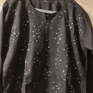 Brand new top/tunic with sequins on front side
